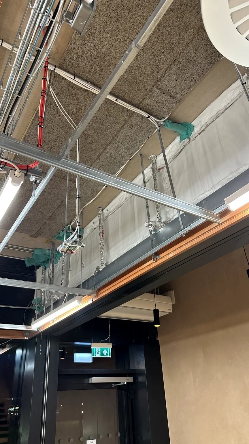 Fire curtains and passive fire protection installation